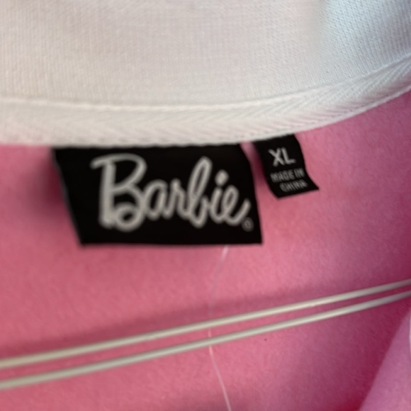 Barbie Valentines Day sweatshirt collegiate Zip style lg or XL avail unisex NWT - Picture 13 of 15